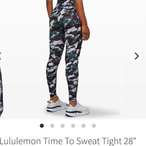 Time to Sweat Lululemon Tights 28 in